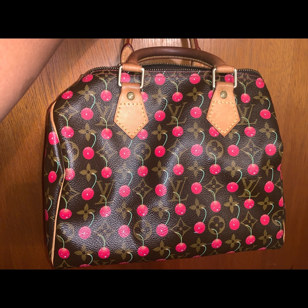 Vintage Louis Vuitton Speedy 25 Cherry Cerises
